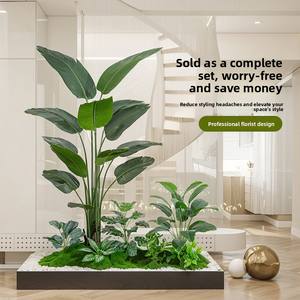 Plantes vertes artificielles <span class=keywords><strong>en</strong></span> <span class=keywords><strong>pot</strong></span>, articles décoratifs, aménagement intérieur, vitrines <span class=keywords><strong>de</strong></span> magasins, centres commerciaux, résistantes aux UV, haute qualité artificielle - Product Image 4