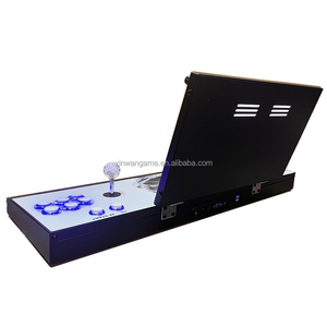 <span class=keywords><strong>2</strong></span>人游戏机多合一游戏盒液晶视频复古街机英文投币游戏机便携式可充电 - Product Image 4