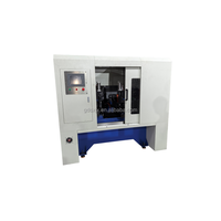 Machine à chanfreiner CNC à double tête Dexing Machinery pour composants de tuyaux, barres et engrenages, réglage automatique servo-électrique, économe en énergie