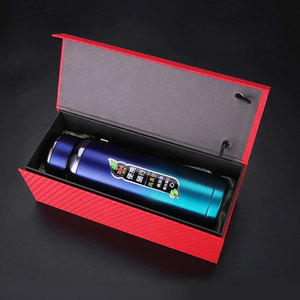 Amerikan tarzı 600/800/<span class=keywords><strong>1000ML</strong></span> <span class=keywords><strong>Flask</strong></span> büyük kapasiteli termos taşınabilir akıllı dijital sıcaklık göstergesi iş su şişesi - Product Image 6