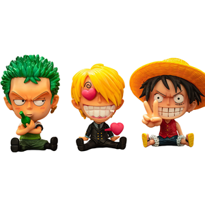ของเล่นฟิกเกอร์อนิเมะ PVC ขนาด 9 ซม. รุ่น Q เวอร์ชั่นลดราคา ลูฟี่ โซโล ช็อปเปอร์ นามิ ซาโบ โบอา แฮนค็อก ตุ๊กตาการ์ตูนจิบิ กล่องสุ่ม 1:48 - Product Image 1