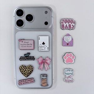Autocollant de téléphone en émail souple personnalisé avec gravure sur le thème arabe, nouveaux designs tendance, stock usine 2026, pour la décoration de téléphone - Product Image 1