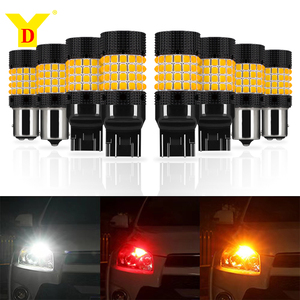 YD alta calidad nuevas lámparas LED de señal de giro 1157 PY21W luces de marcha atrás 3030 60SMD T20 7443 7440 T25 3157 coches de luz de freno - Product Image 2