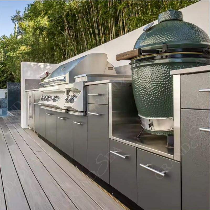 Stainless Bbq Cabinets For Sale GRILLSKÄR Kitchen With Charcoal