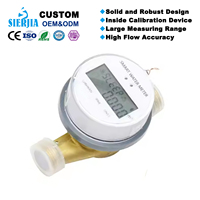 Compteur d'eau intelligent LoraWan avec jet unique, cadran sec D15 en laiton, personnalisable, prise en charge OEM, classe IP68, compteur d'eau électronique