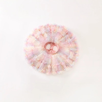 Nouvelle jupe tutu pour filles Stylike, respirante, en polyester/coton, avec volants bouffants, longueur genou