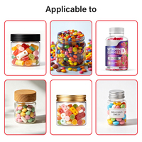 Machine de remplissage de haute précision pour bonbons gélifiés, haricots gélifiés et pépites de chocolat avec système de capsulage servo