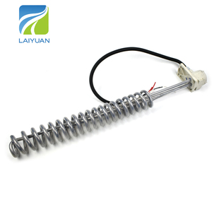 Laiyuan chống ăn mòn 380V 3P 6000W <span class=keywords><strong>PTFE</strong></span> tráng điện hóa chất mặt bích Ngâm bể nóng - Product Image 1