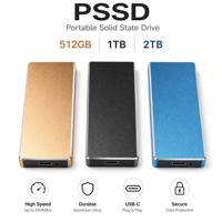 Hard Disk Eksternal Kapasitas Tinggi 1TB SATA 3.0 USB 3.0 Portabel untuk Bisnis & Penggunaan Desktop Logo OEM Pesanan Grosir Diterima