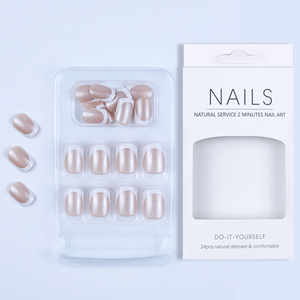 Faux Ongles Courts à Presser « Nude » de Haute Qualité, Personnalisés, pour Salon de Manucure - Product Image 2