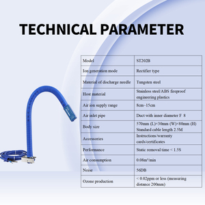 ST202B Ionizing Air Snake Nozzle Automatic Induction Dust Removal <strong>Anti</strong> <strong>Static</strong> Air <strong>Gun</strong> for <strong>Static</strong> Elimination and Dust Blowing - Product Image 4