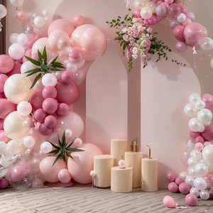 <span class=keywords><strong>Palloncini</strong></span> Rosa <span class=keywords><strong>Lilla</strong></span> Serie Vintage Colore Pesca 10 e 18 Pollici in Lattice per Feste di Compleanno, Matrimoni, Celebrazioni e Decorazioni Festive - Product Image 3