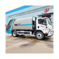 Camions à ordures compacts Dongfeng, compresseur hydraulique pour ordures, camion à ordures
