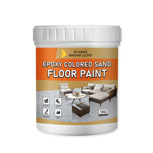 Pintura Epóxica Autonivelante a Base de Acrílico para Pisos Interiores, Aplicable con Brocha, Resina de Color para Recubrimiento de Pisos - Product Image 1