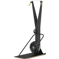 Máquina de ejercicio de esquí cardio, equipo de gimnasio interior de remos, 10 niveles de resistencia, máquina erg de esquí de aire, novedad