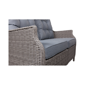Joye Leisure Modernes Design Aluminium Rattan Recliner 4 Stück Langlebiges Outdoor Wicker Sofa Set für Garten Patio Courtyard Hotel Park - Product Image 4