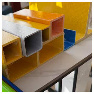 औद्योगिक और निर्माण परियोजनाओं के लिए एपॉक्सी पल्ट्राड वर्ग आयताकार और गोल फिबरग्लास ट्यूब - Product Image 1