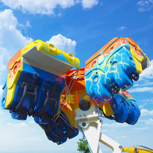 เครื่องเล่นสนุกในร่ม/กลางแจ้ง SHENLONG SLES-A Energy Storm ทำจากไฟเบอร์กลาสและโลหะ รับน้ำหนักได้ 500 กก. รองรับผู้โดยสาร 24/32/36 คนต่อรอบ - Product Image 2