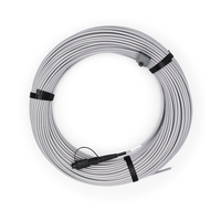Kabel FastConnect DROP, Outdoor SC/APC FDC-SA-GJYXCH-1B6a2, Single-mode G657A2, LSZH, 2*5,3mm Tipe Busur Kabel Abu-abu
