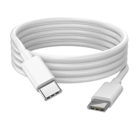 Kabel pengisi daya Cepat 3A PD pabrikan kabel USB Tipe C ke Tipe C untuk Laptop ponsel untuk penggunaan Earphone komputer