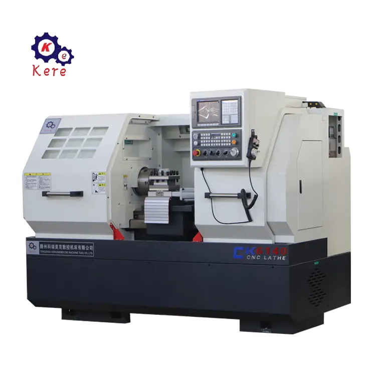 Metal kesme cnc torna makinesi mini CK6140 cnc torna ekipmanları