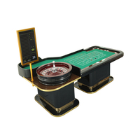 Table de Roulette Professionnelle de Luxe Moderne pour Casino avec Matériel en Mélamine et Disposition Personnalisée pour le Divertissement au Poker