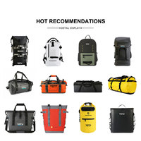 Sac à dos étanche léger et durable YATU TPU 40L avec fermeture à enroulement flottante et bretelles réglables pour le kayak et la navigation