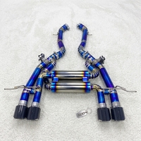 Échappement arrière SDO Titanium Valvetronic pour BMW M2 G87 3.0T 2023+ Silencieux de performance avec soupape électronique et embouts en carbone
