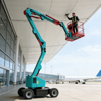Platform Pengangkat Hidrolik, Alat Angkat Manusia, Creeper, Mesin Pengangkat Konstruksi, Troli, Articulating Boom Lift