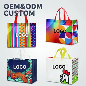 Bolsa de Compras Plegable Reutilizable Personalizada al por Mayor, Innovadora, Ecológica, de Tela No Tejida, con Logotipo - Product Image 1
