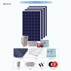 ระบบโซลาร์เซลล์ออฟกริด 5kW 10kW 20kW ชุดอุปกรณ์ครบชุดพร้อมแบตเตอรี่ลิเธียมและแผงโซลาร์เซลล์สำหรับบ้านพักตากอากาศ ระบบโซลาร์เซลล์แบบติดตั้งบนแร็ค B-1 - Product Image 5