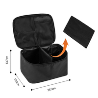 Sac de rangement pour chauffe-cire, kit de cire, sac de rangement pour kit de cire, pour l'épilation, sac de rangement pour outils d'épilation à la cire