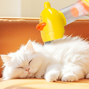 Brosse de toilettage portable autonettoyante pour chats et chiens avec bouton de nettoyage automatique pour l'entretien des animaux de compagnie - Product Image 5