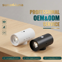 Lámparas de Pared con Sensor de Movimiento Recargables de 4000 mAh, Lámpara de Pared con Control Remoto, 16 Colores, Regulable hacia Arriba y hacia Abajo, Luz Inteligente para el Hogar
