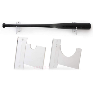 현대식 공장 아크릴 야구 배트 벽걸이 투명 아크릴 기념품 보관대 - Product Image 1