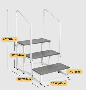 Échelles pliantes en acier confortables et portables <span class=keywords><strong>pour</strong></span> chats et chiens, usage en camping-car et baignoire, toutes saisons, classiques, fourniture directe d'usine - Product Image 2