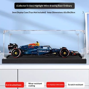 Boîte de présentation et de rangement anti-poussière en acrylique Mechanical Group Oracle Red Bull RB20 F1 Racing pour 42206 en bleu/noir/jaune - Product Image 2