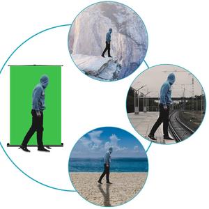 Panneau Chromakey Pliable pour Photo/Vidéo, Fond Portable Anti-Plis, Écran Vert avec Trépied 150x200cm Mat - Product Image 4