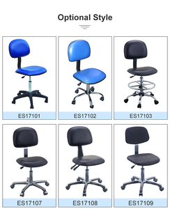 PU Leather Seat Doctor <strong>Office</strong> <strong>Stool</strong> for Standing Desk Lab Furniture Chrome Base Ergonomic Cleanroom Anti Static ESD Chair - Product Image 6