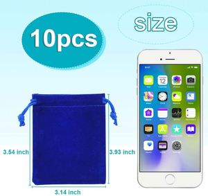 Drawstring Jewelry <b>Bag</b> <b>Wedding</b> <b>Gift</b> <b>Bags</b> Velvet Cloth Jewelry Pouches - Product Image 2