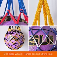 Sac de transport individuel en filet pour ballon de football et de basketball, idéal pour les fans de sport - Vente en gros transfrontalière