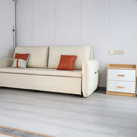Conteneur de bureau extensible en acier de 20 pieds, moderne, écologique et de haute qualité, idéal pour les chambres et villas extérieures
