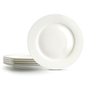 Platos llanos blancos <span class=keywords><strong>de</strong></span> <span class=keywords><strong>porcelana</strong></span> fina al por mayor para bodas y hoteles <span class=keywords><strong>de</strong></span> cinco estrellas. - Product Image 1