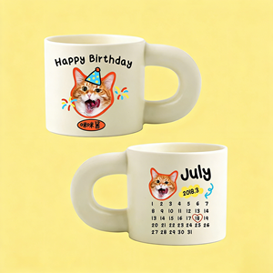 Tasse à café personnalisée en grès de 11 oz avec photo d'animal de compagnie, <span class=keywords><strong>mug</strong></span> imprimable pour les amoureux des animaux, la <span class=keywords><strong>famille</strong></span>, les amis, cadeau d'anniversaire, souvenir - Product Image 1