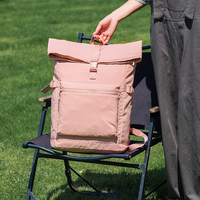 Sac à dos de cyclisme unisexe en denim imperméable ultra-léger en polyester, capacité 20-35L, pour l'école, l'ordinateur portable, les voyages et le travail, Nouveau