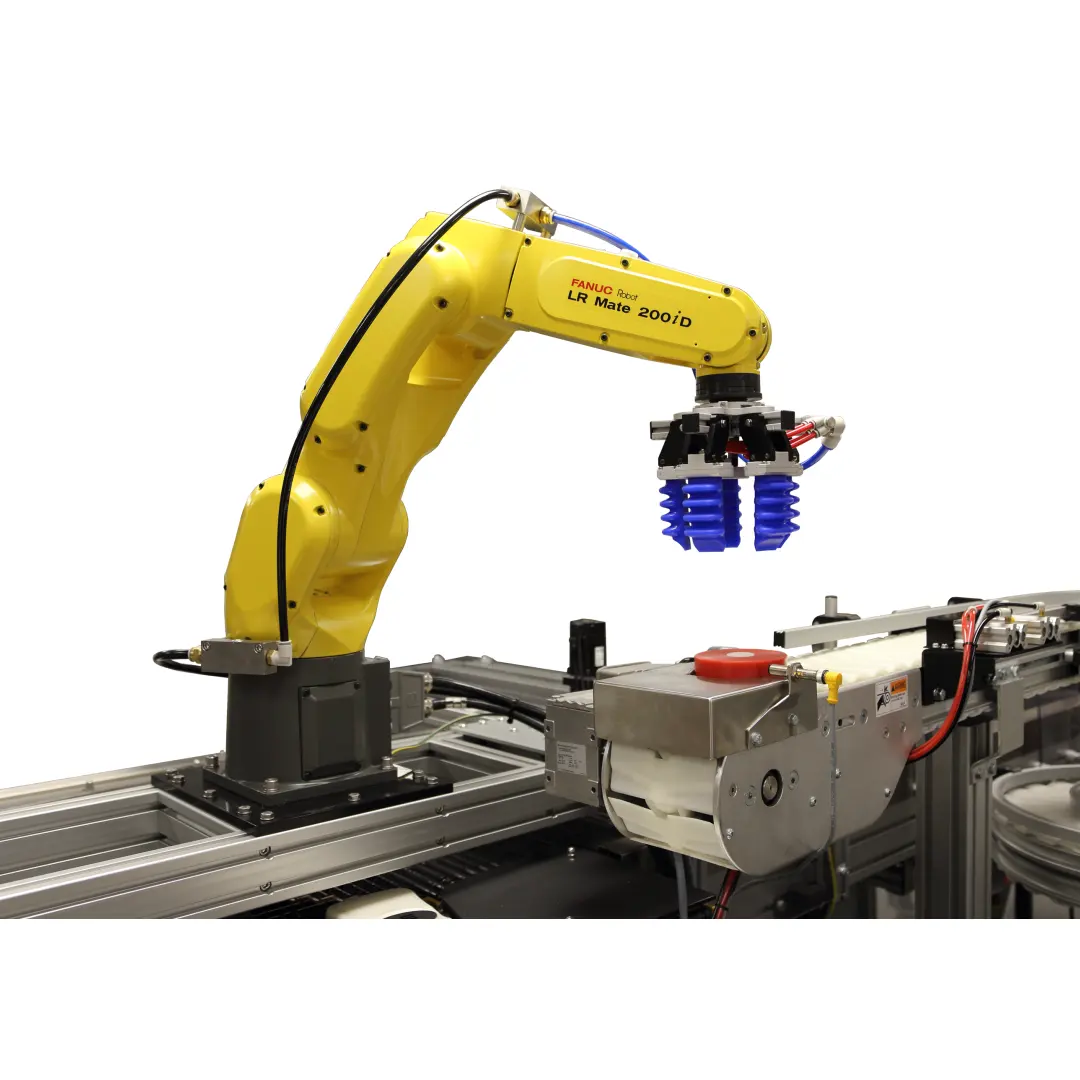 Fanuc Robot LR Mate 200 iD/4S 4kg耐荷重550mm作業半径ミニ産業用ロボット取り扱い用