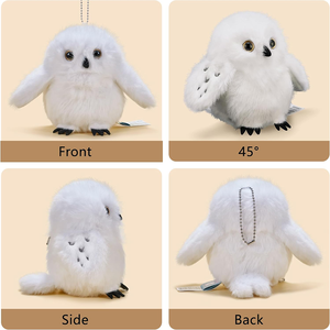 Llavero <span class=keywords><strong>de</strong></span> Peluche <span class=keywords><strong>de</strong></span> Búho Blanco Nevado <span class=keywords><strong>de</strong></span> 4.5 Pulgadas, Recuerdos para Fiestas, Regalo, Decoraciones <span class=keywords><strong>de</strong></span> Cumpleaños, <span class=keywords><strong>Animales</strong></span> <span class=keywords><strong>de</strong></span> Peluche para Mochilas Infantiles - Product Image 4