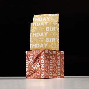 Wholesale 80g Birthday Macaron Kraft <b>Paper</b> <b>Tissue</b> 43*300cm Gift Luxury Custom Packaging <b>Wrapping</b> <b>Paper</b> Roll - Product Image 1