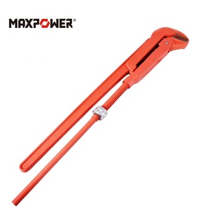 Clé à tuyau réglable à 90 degrés de qualité industrielle Maxpower, à embout courbé suédois - Product Image 3