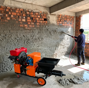 Macchina per Iniezione di Malta Cementizia Automatica Macchina per Intonaco di Gesso Macchine per Spruzzatura di Malta - Product Image 1